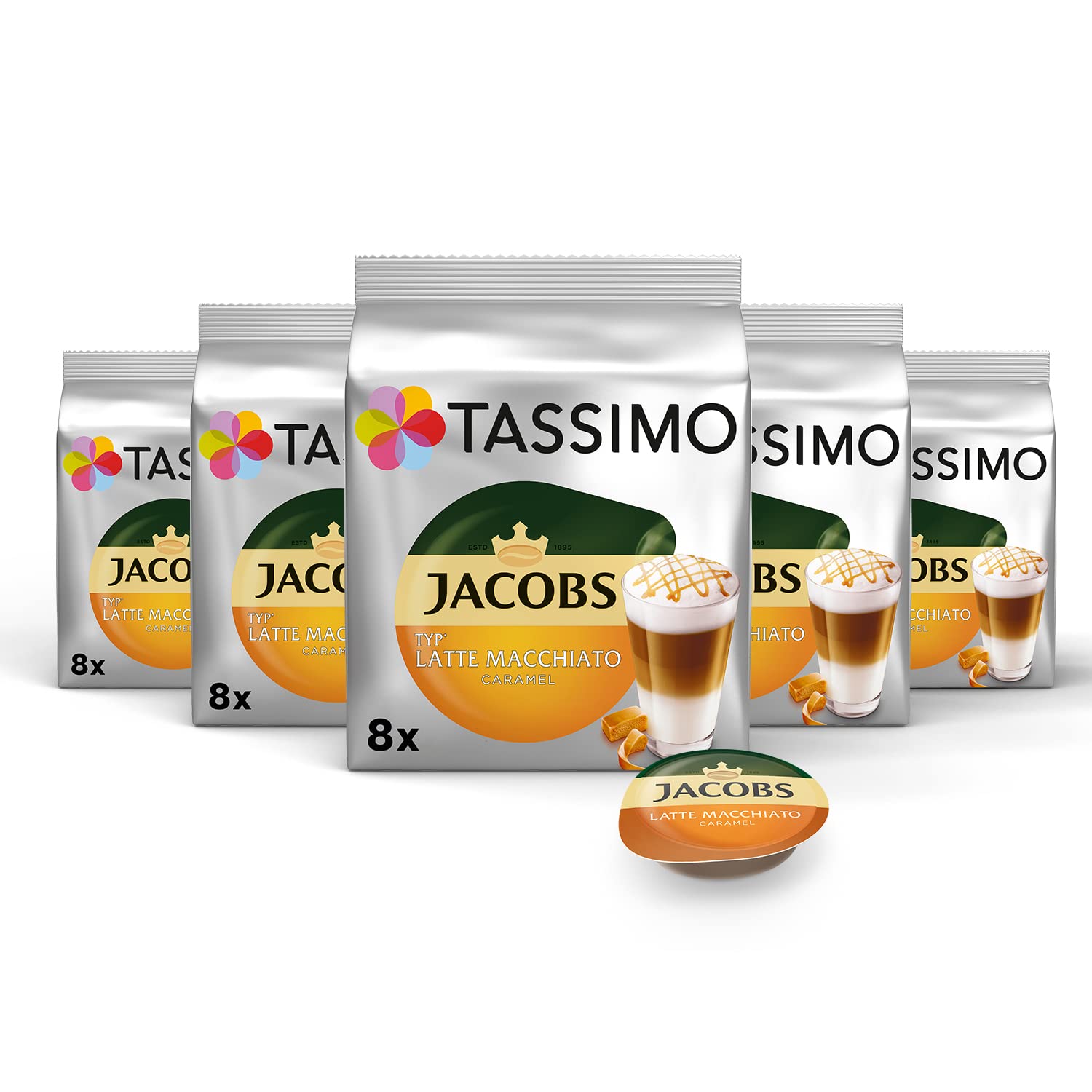 Tassimo-Caramelo-Jacobs-Latte-Macchiato,-5er-Pack-(5-x-9.45-oz)--712