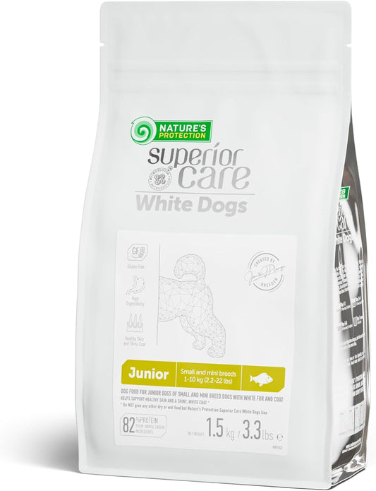 Nature's-Protection-Comida-para-cachorros-de-raza-pequeña,-alta-1990