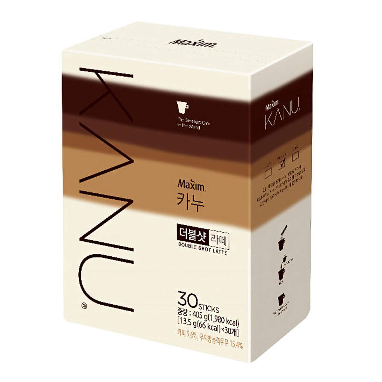 [KANU]Kanu-Latte-coffee-(Double-Shot-Latte,-30-Sticks)-----------840
