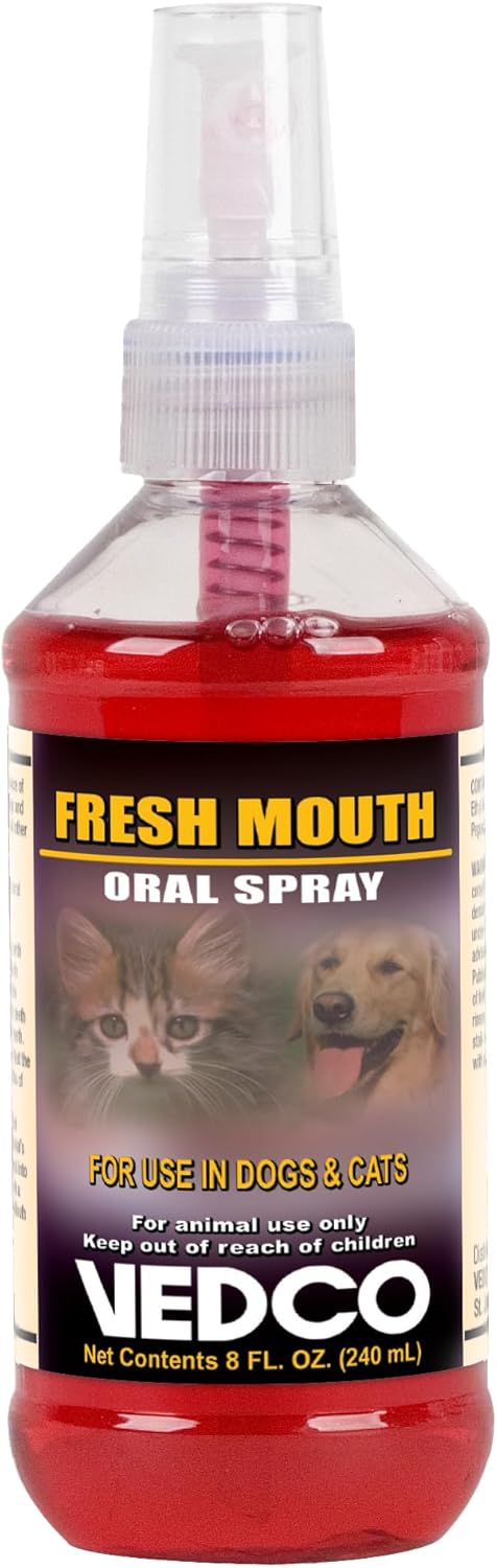 Vedco-Fresh-Mouth-Oral-Spray-for-Dogs-and-Cats,-8oz----619