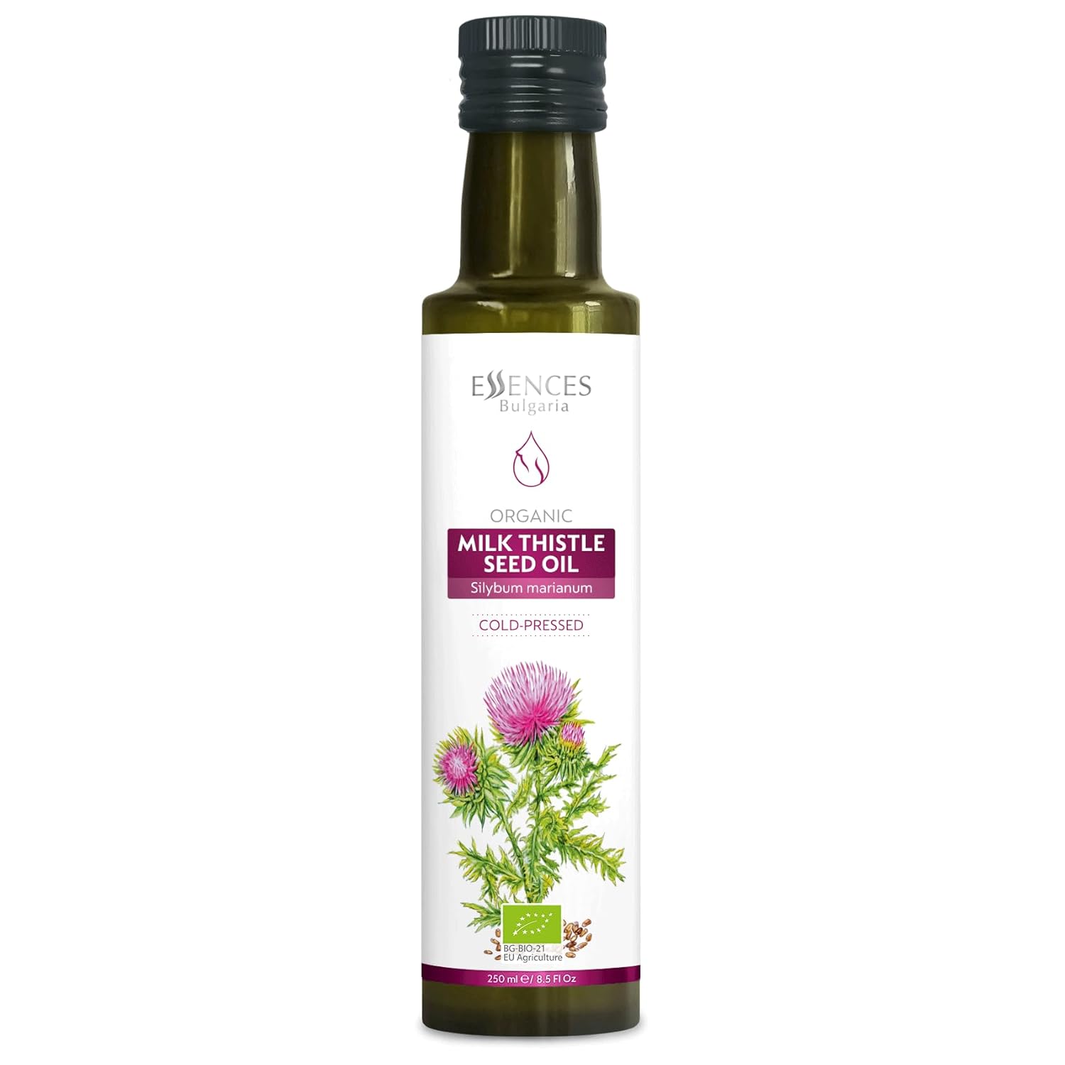 Essences-Bulgaria-Organic-Milk-Thistle-Oil-8.5-Fl-Oz-|-250ml-|-Natural-Oil-907