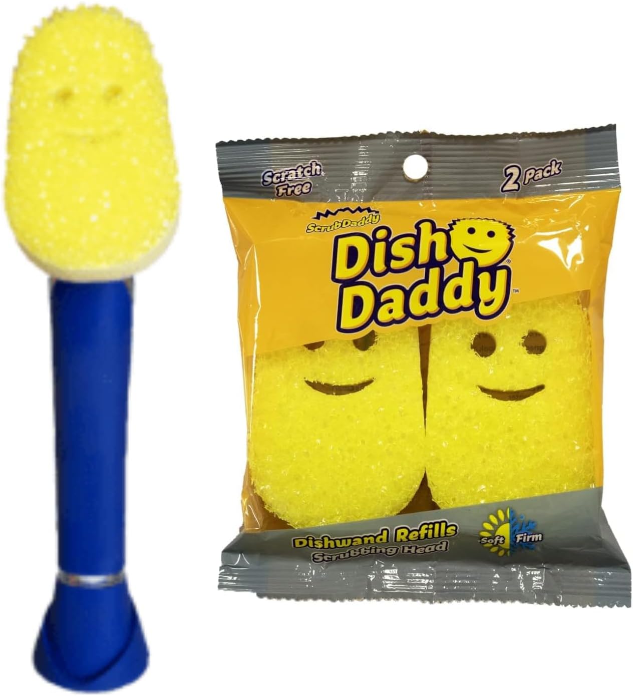 Scrub-Daddy-Dish-Daddy-Dish-Wand-&-Refill-Heads,-Soap-1391
