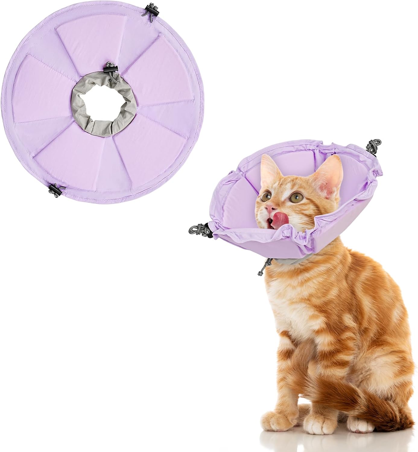 Cat-Cone-Collar-Soft,-Adjustable-Elizabethan-Collar-for-Cats-to-Stop-Licking,-Comfortable-452