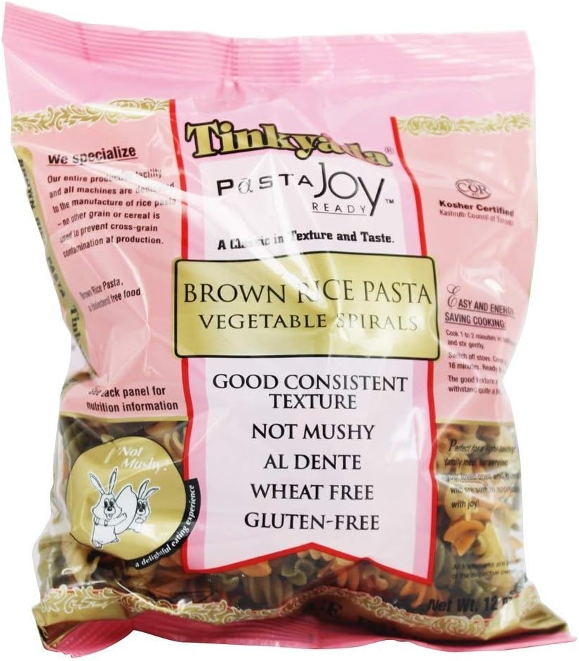 Tinkyada-Vegetable-Spirals,-Gluten-Free,-12-Ounce-(Pack-of-468