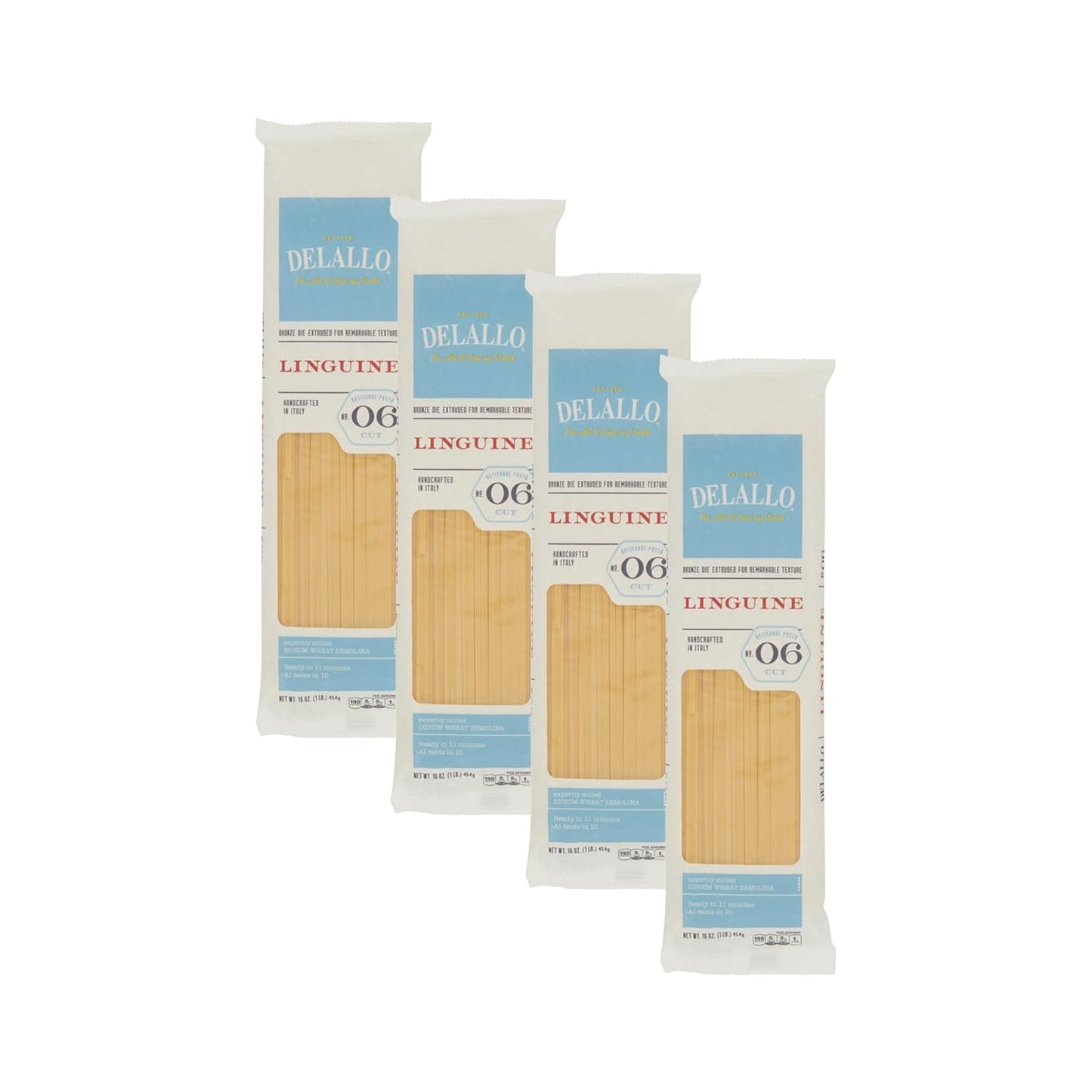 DeLallo-Linguine-Pasta,-1-Pound-Bag,-4-Pack,-558