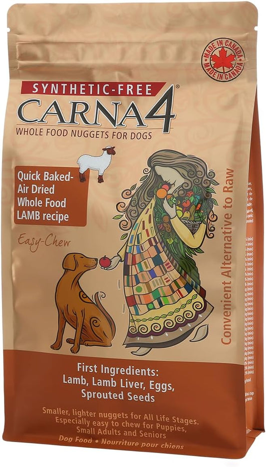 CARNA4-Air-Dried-Dog-Food,-Lamb-Recipe,-Quick-Baked-Whole-Food-Nutrition-with-1244