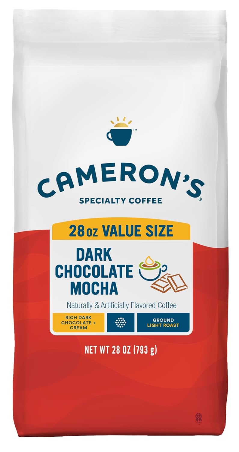 Cameron's-Coffee-Roasted-Ground-Coffee-Bag,-Dark-Chocolate-Mocha,-Smooth-Flavored-Coffee,-Sustainable,-2741