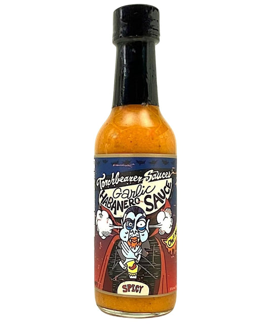 Torchbearer-Sauces-Garlic-Habanero,-5oz,-Medium-Spicy-Heat-Level-4---All-387