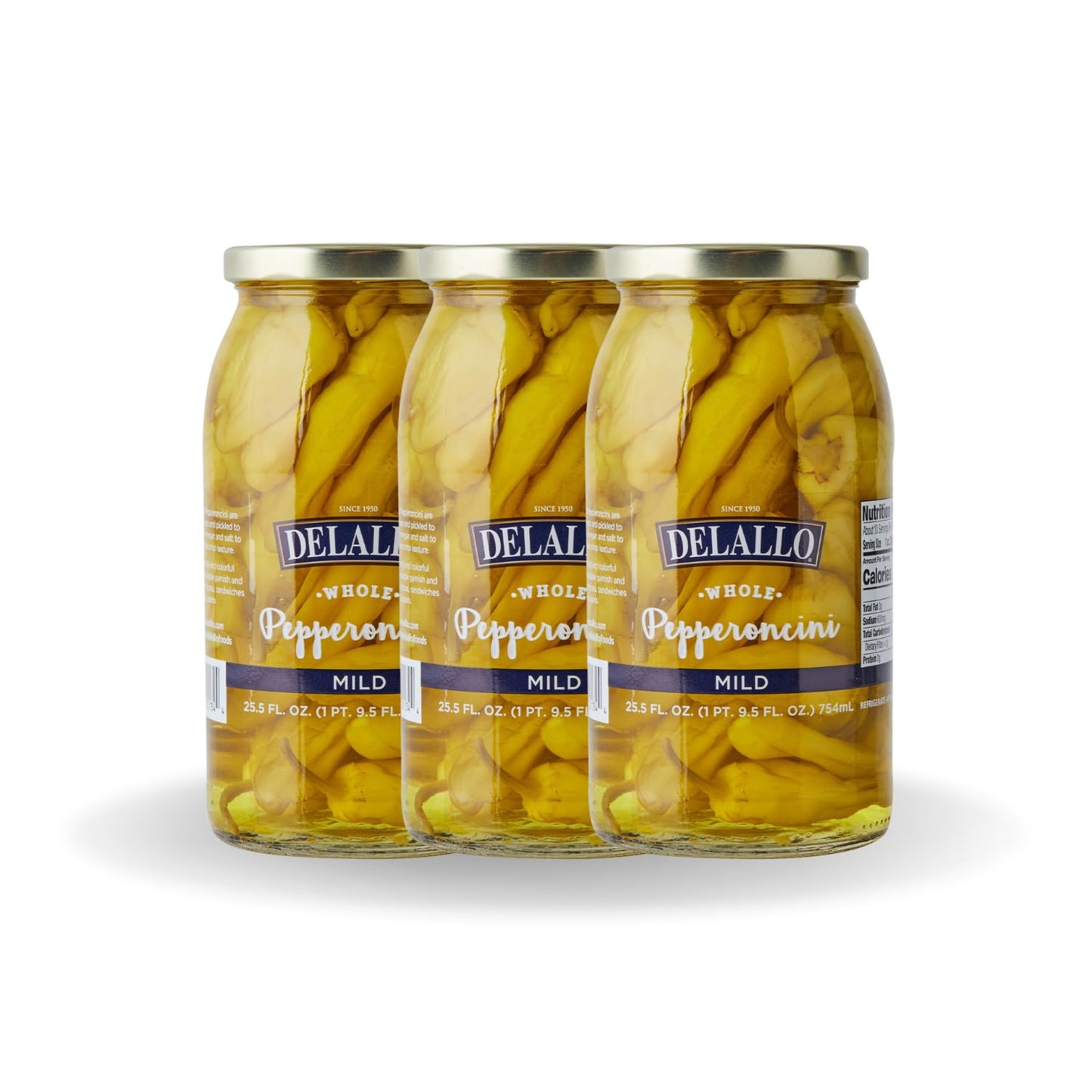 DeLallo-Mild-Pepperoncini-Peppers,-25.5-Ounce-Jar-3-Pack,-Whole-Yellow-Pickled-244