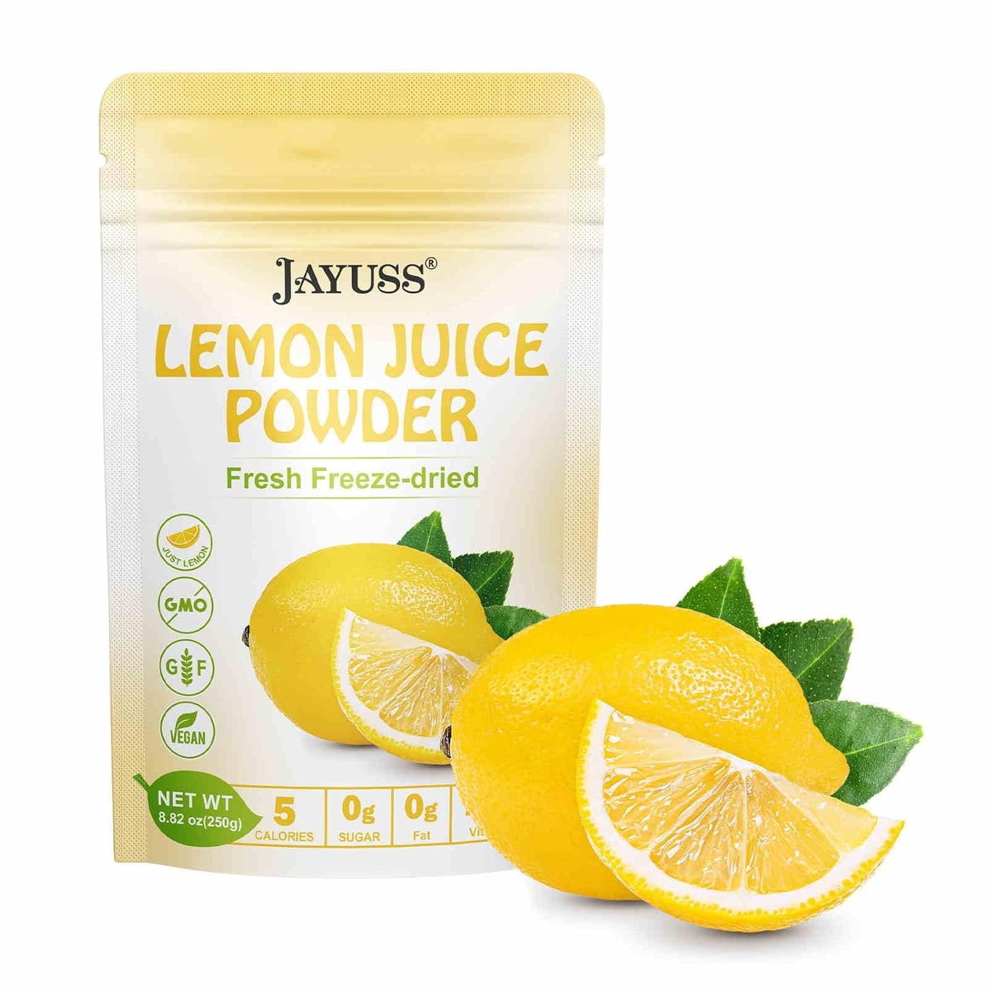 JAYUSS-Lemon-Juice-Powder-8.82-Ounce,-1-Natural,-Freeze-Dried-Lemon-Juice,-Sugar-Additives,-2126