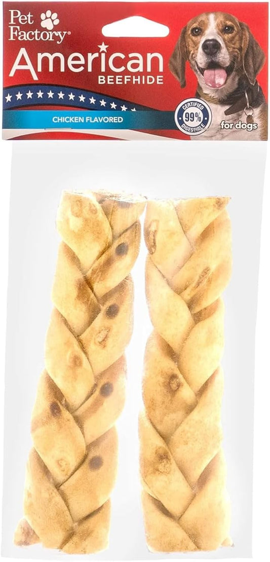 Pet-Factory-American-Beefhide-6"-Braided-Sticks-Dog-Chew-Treats---Flavor,-517