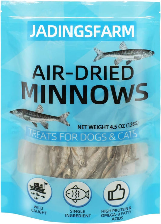 Minnows-Dog-Treats,-Single-Ingredient-Dried-Minnows-for-Dogs-&-Cats,-Air-Dried,-Grain-Free,-151