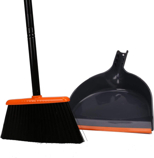 TreeLen-Angle-Broom-and-Dustpan-Set,-Dust-Pan-Snaps-On-3123