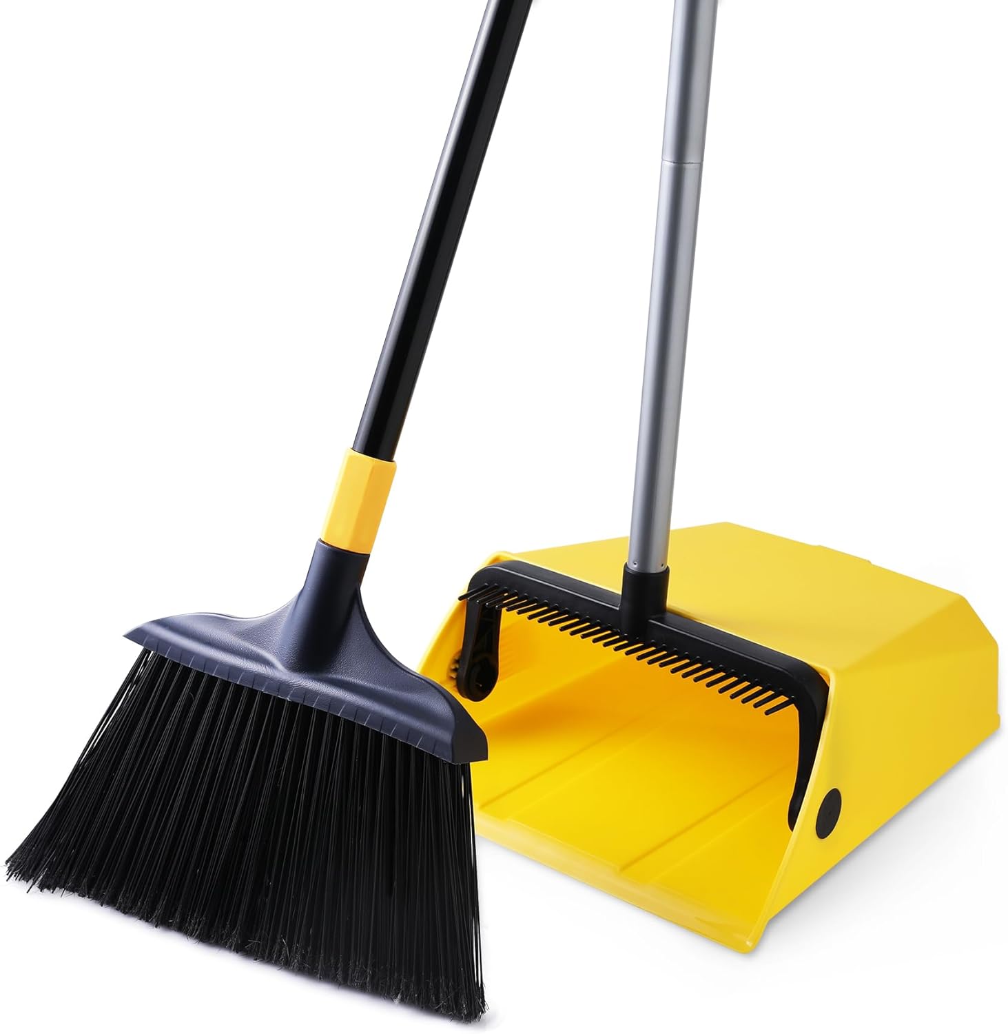 Yocada-Commercial-Broom-and-Dustpan-Set-with-Comb-Commercial-Outdoor-Indoor-for-Courtyard-Garage-Lobby-553
