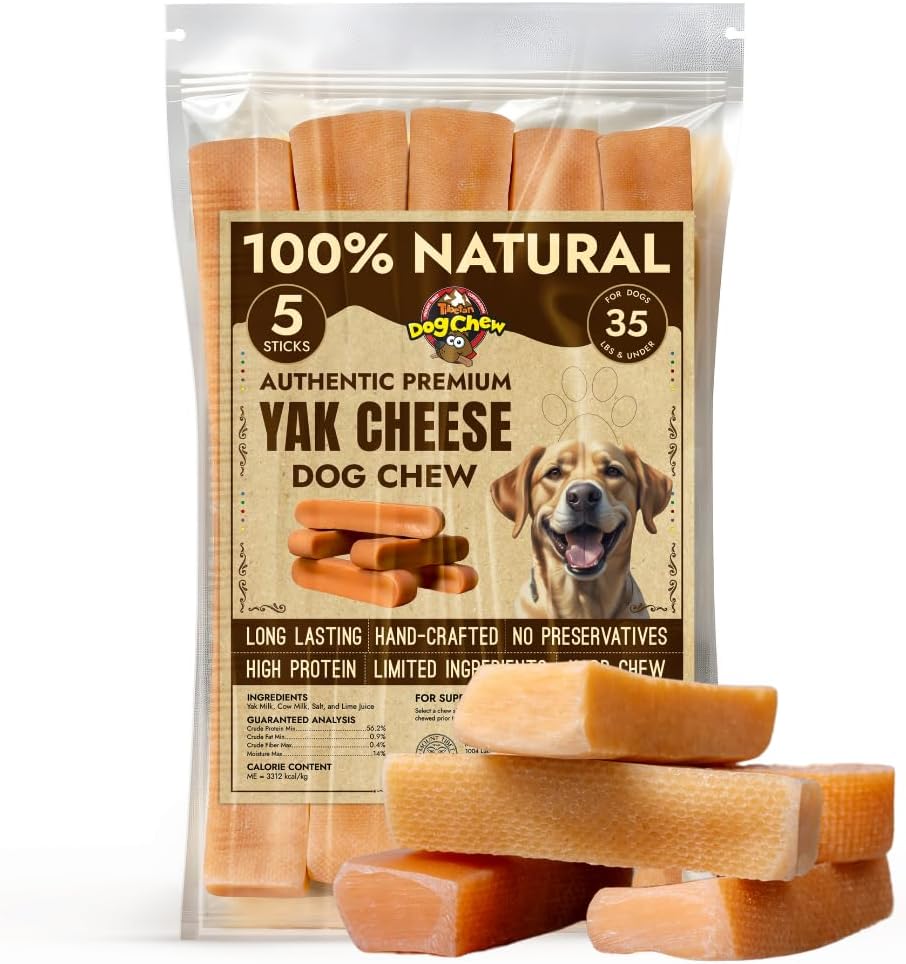Tibetan-Dog-Chew-Yak-Cheese-Sticks-(5-Medium-Chews)---Natural-Treats-1629