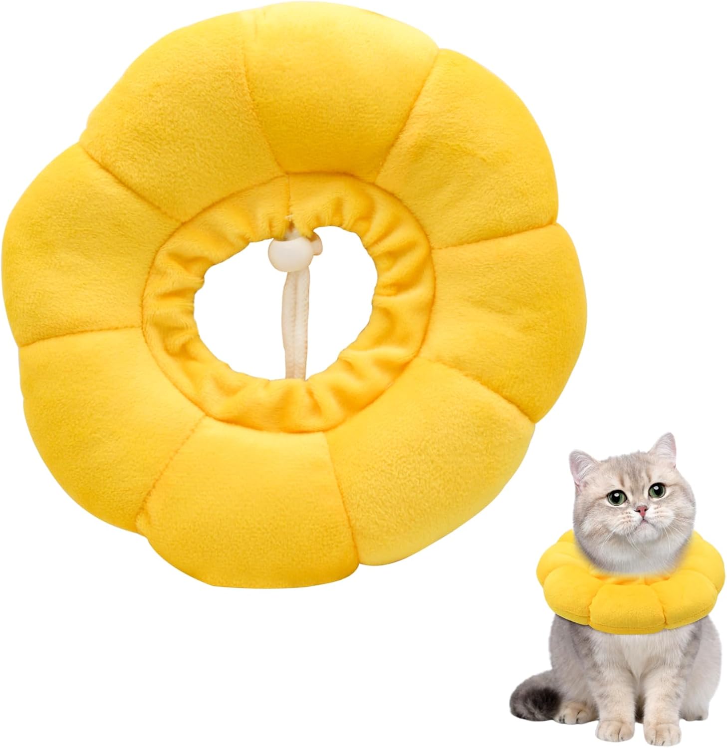 Sunflower-Cat-Recovery-Cone,-Adjustable-Pet-Elizabethan-Collar-for-Cats-&Puppy,-Soft-Cone-334