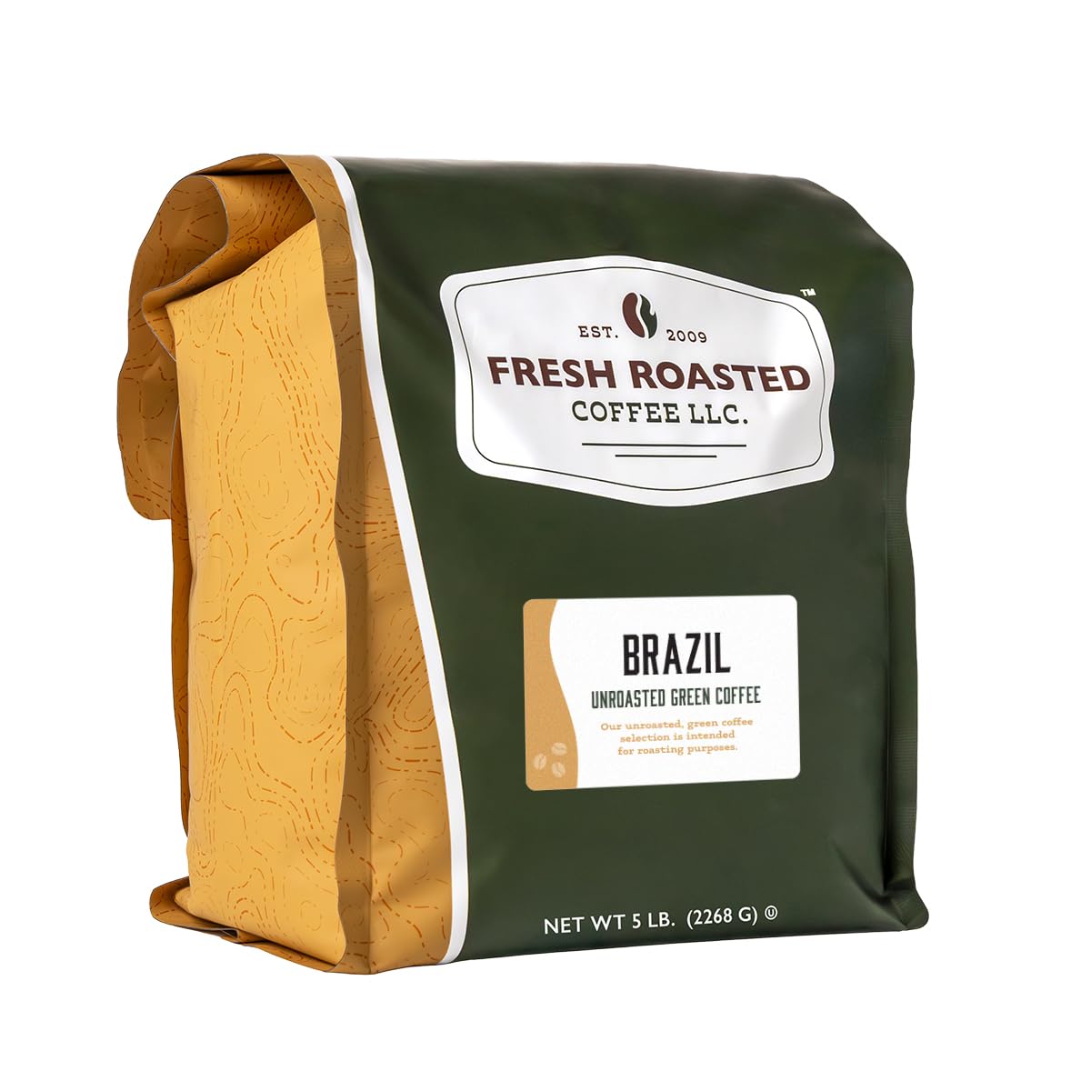 Fresh-Roasted-Coffee,-Unroasted-Brazil,-Kosher,-5-Pound-----------2001