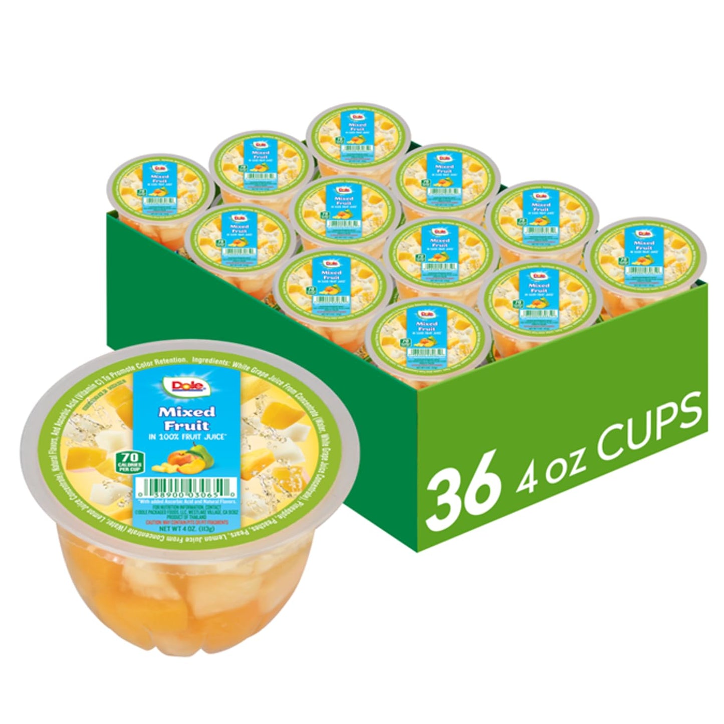 Dole-Fruit-Bowls-Mixed-Fruit,-4oz,-36-Total-Cups---------191
