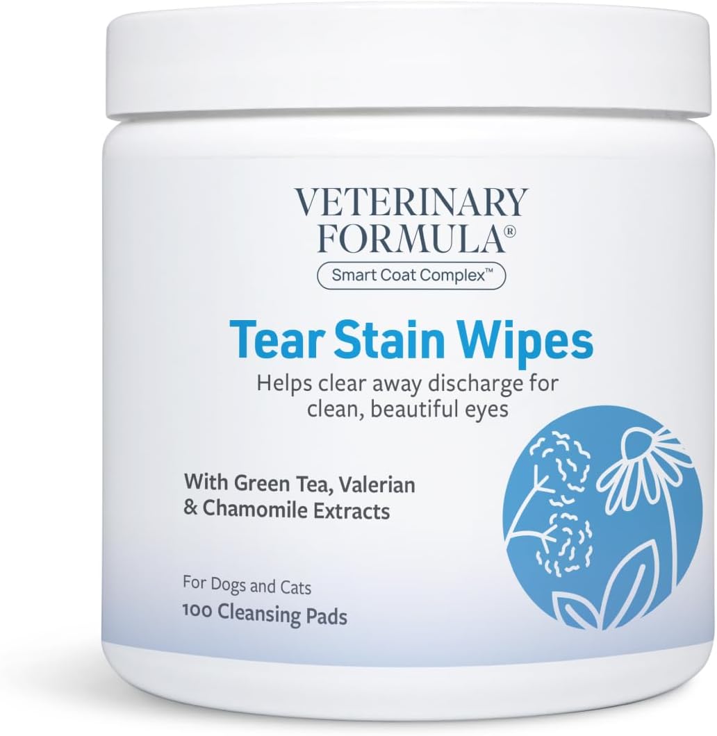 Veterinary-Formula-Smart-Coat-Complex-Eye-+-Face-Wipes-for-Dogs-Cats,-410