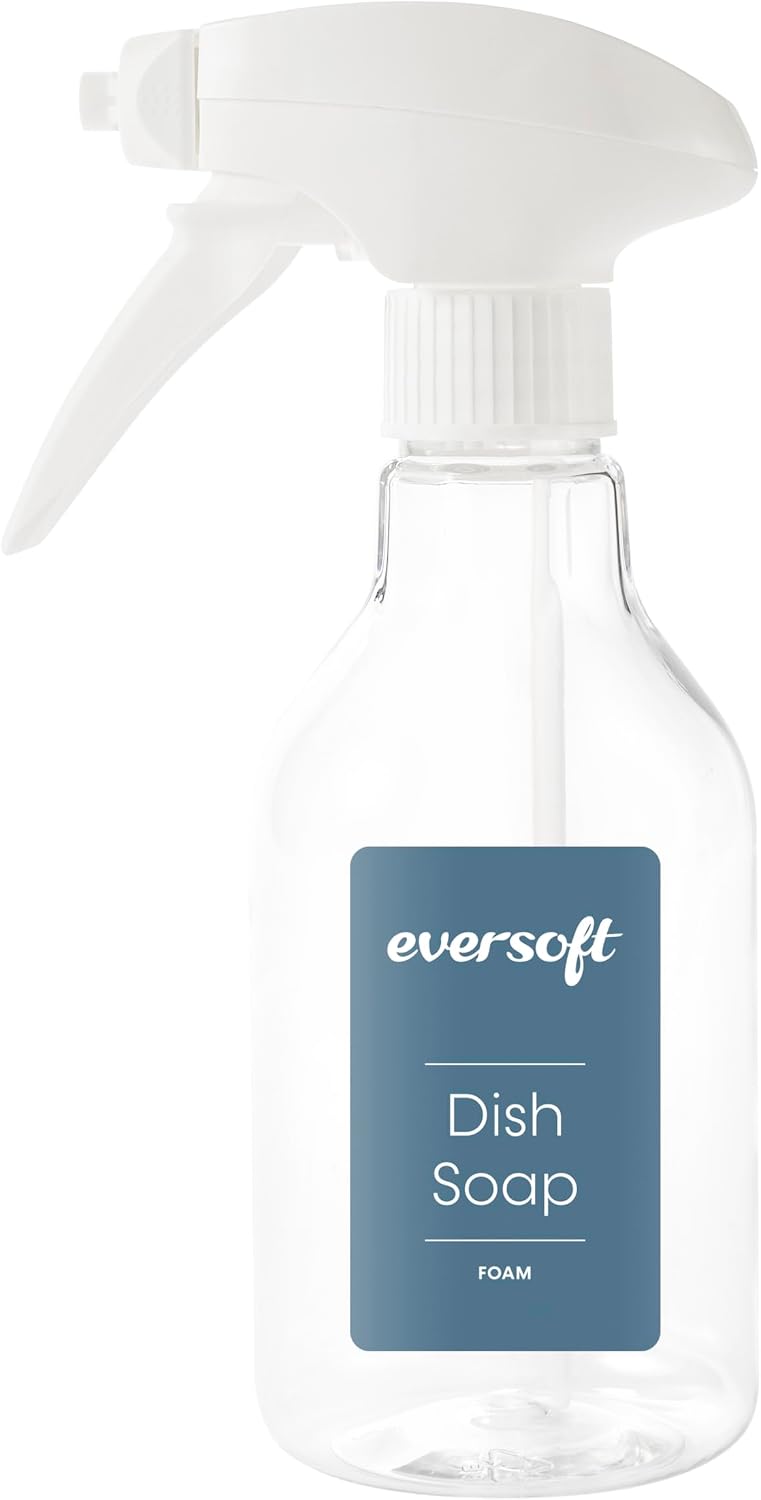 Eversoft-Foaming-Jet-Dish-Soap-Spray-Trigger-Bottle-for-kitchen/bathroom/office/RV/Airbnb,-350-ml-19