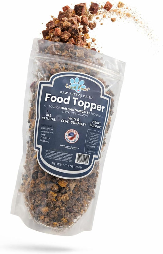 Wild-Salmon-Blend-Raw-Food-Topper-for-Cats-and-Dogs,-6-oz,-Natural-323