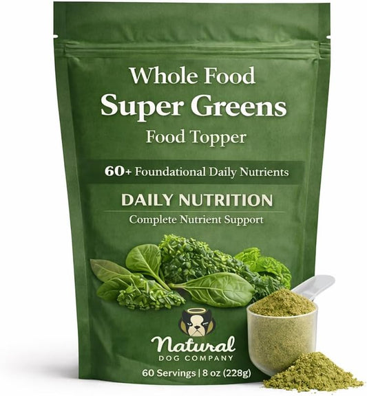 Natural-Dog-Company-Super-Greens-Food-Topper-for-Dogs,-8oz-–-Multivitamin-&-2103