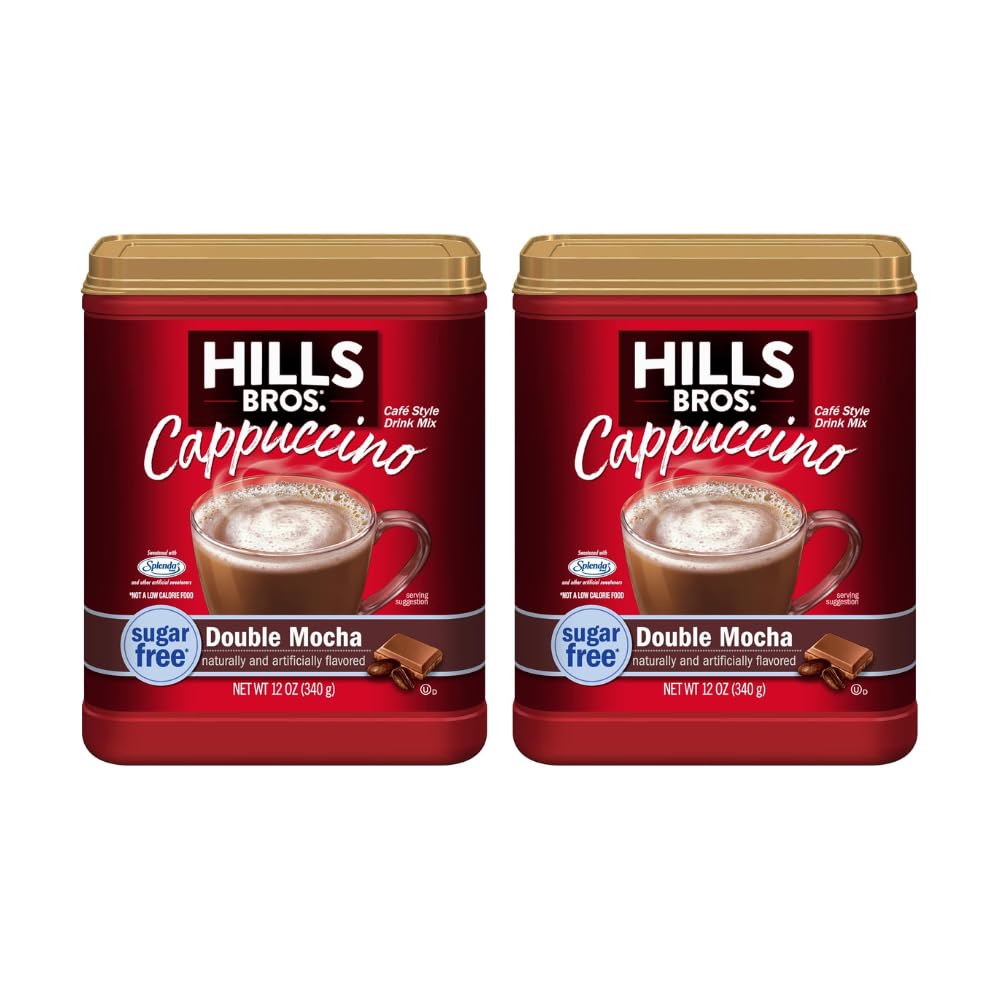 Hills-Bros.-Sabor-Café-(doble-moca-sin-azúcar,-12-onzas-(paquete-2)1208