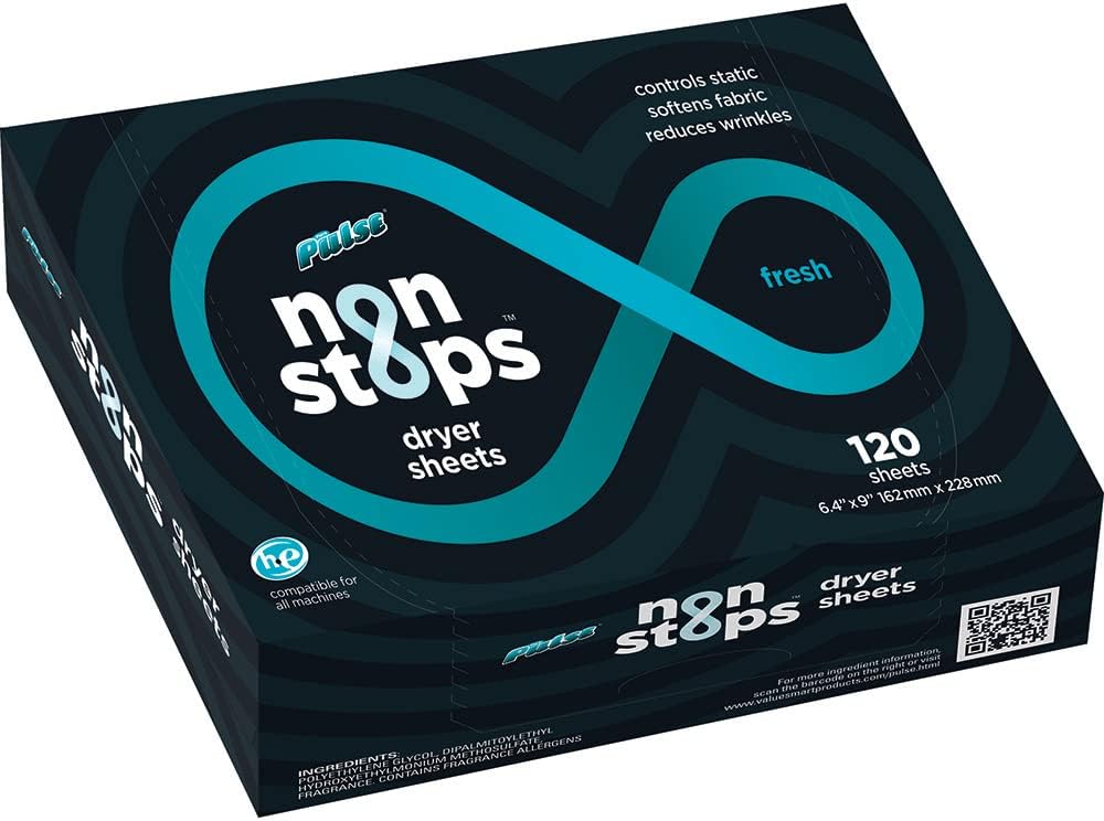 PULSE-Non-Stops-Dryer-Sheets---Fresh-Scented-Laundry-Fabric-879