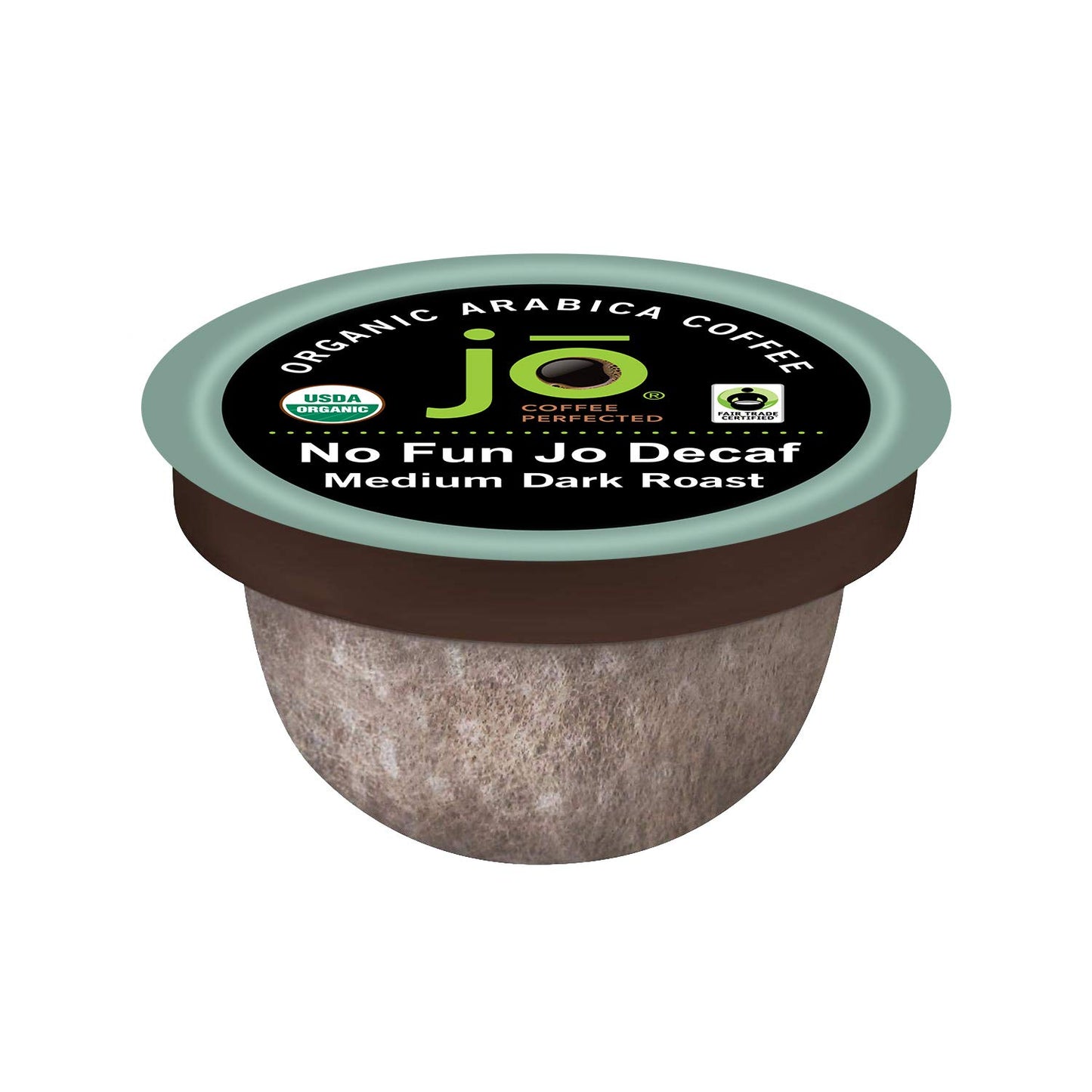 No-Fun-Jo-Decaf:-12-Organic-Compostable-Pods-for-Keurig-K-Cup-Compatible-Brewers,-2207