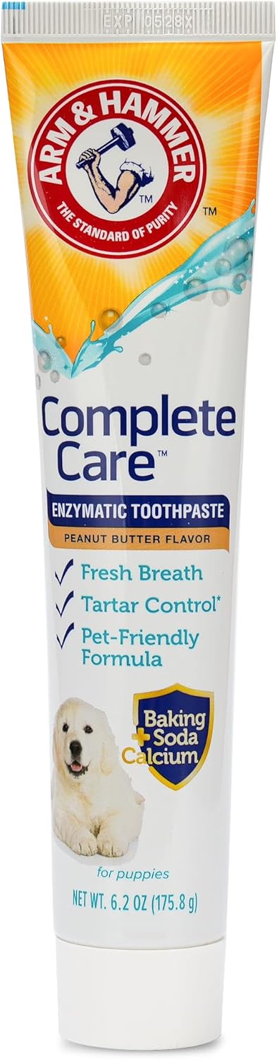 Arm-&-Hammer-Complete-Care-Enzymatic-Puppy-Toothpaste,-Peanut-Butter-Flavor,-Dog-388