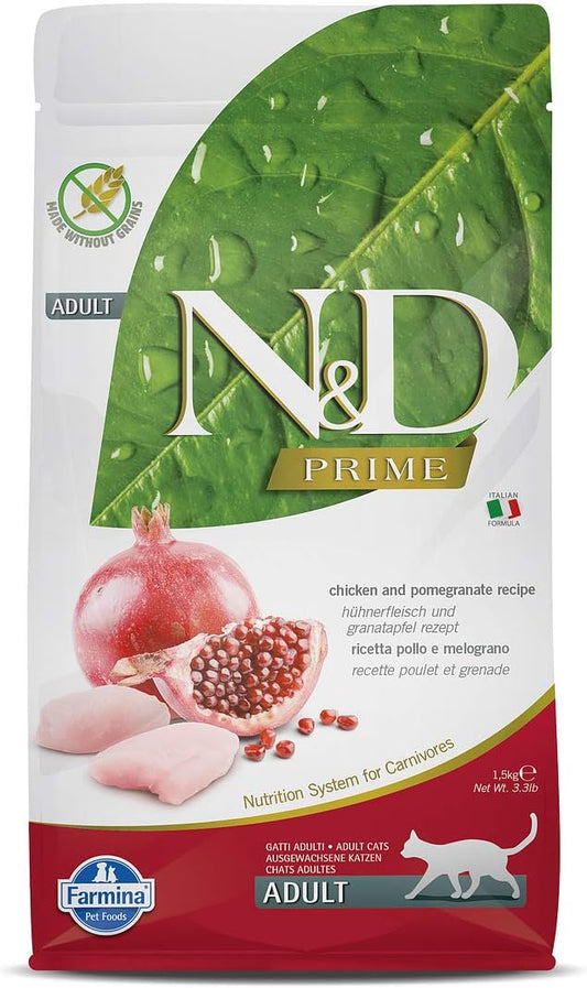 Farmina-Natural-And-Delicious-Chicken-And-Pomegranate-Grain-Free-Formula-Dry-Cat-Food,-3.3-1091