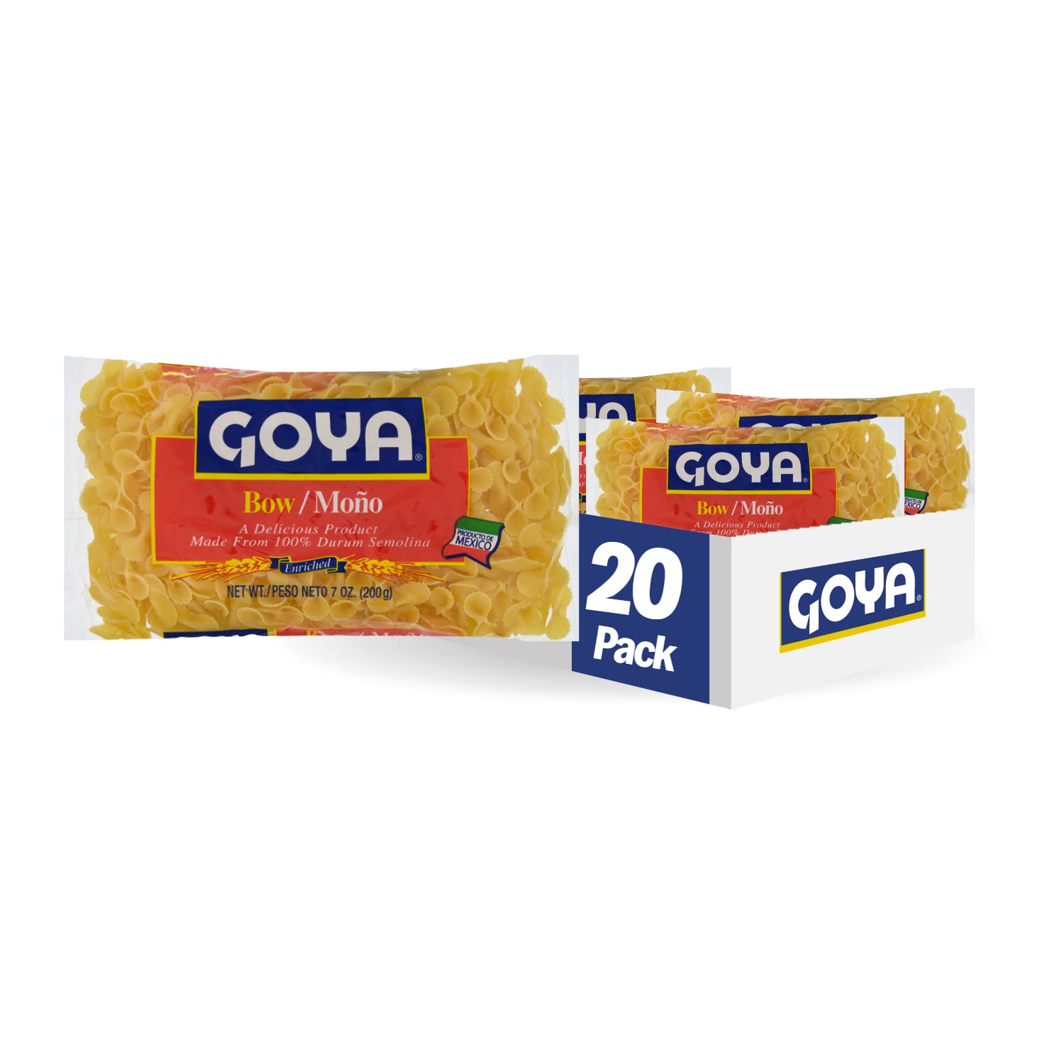 Goya-Bow-Tie-Pasta,-7-Ounce-(Pack-of-1226