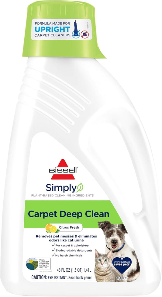 Bissell-Simply-Upright-Carpet-Cleaner-Formula,-48-Fl-Oz---3996