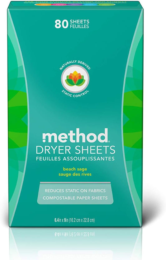 Method-Dryer-Sheets,-Beach-Sage,-80-Count-------3489