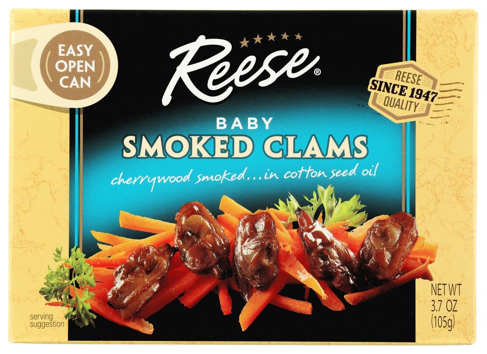 Reese-Almejas-ahumadas-para-bebés,-3.66-oz-(paquete-de-5)-------234
