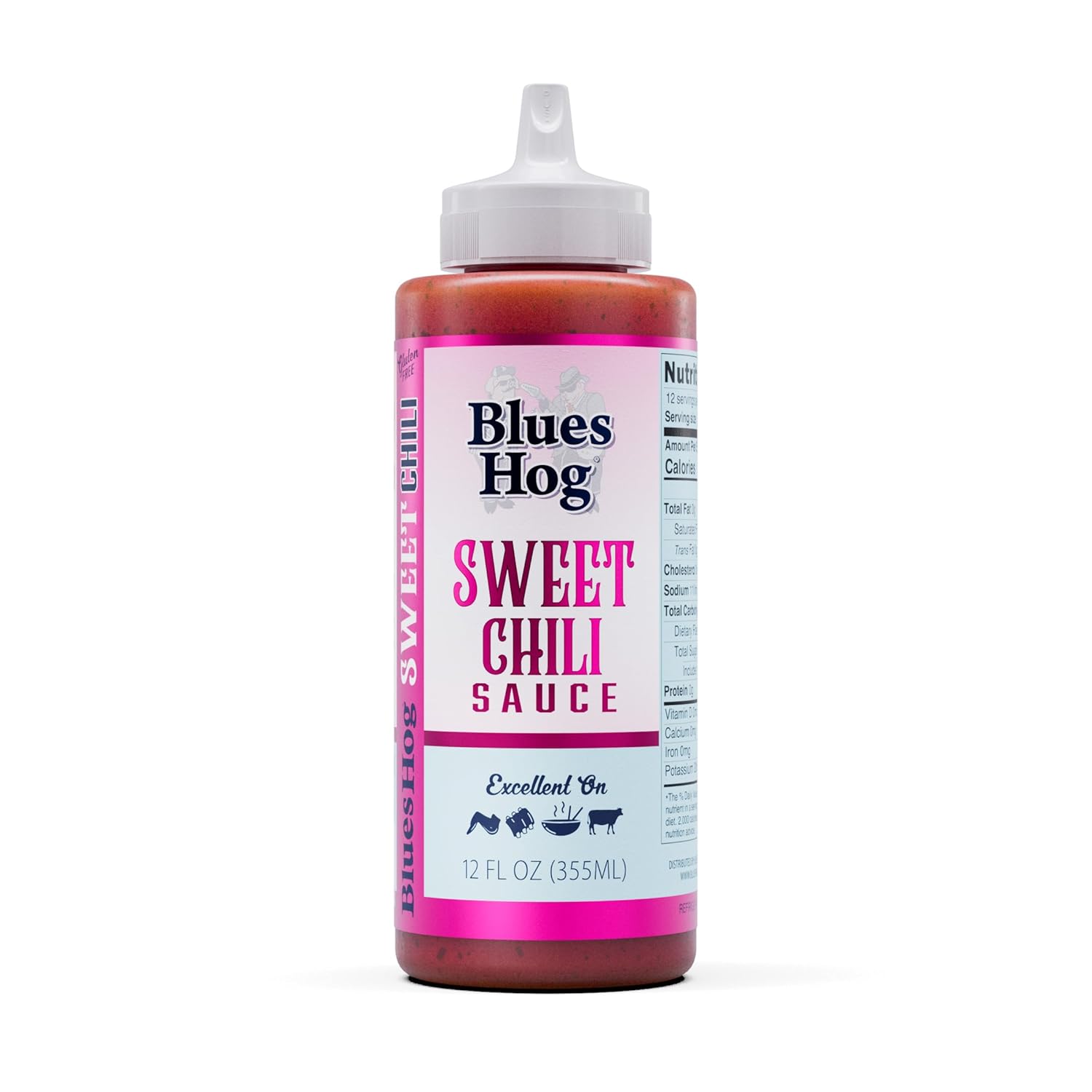 Blues-Hog-Sweet-Chili-Sauce,-Sweet-&-Spicy-Dipping-Sauce,-Gluten-Free,-No-1545