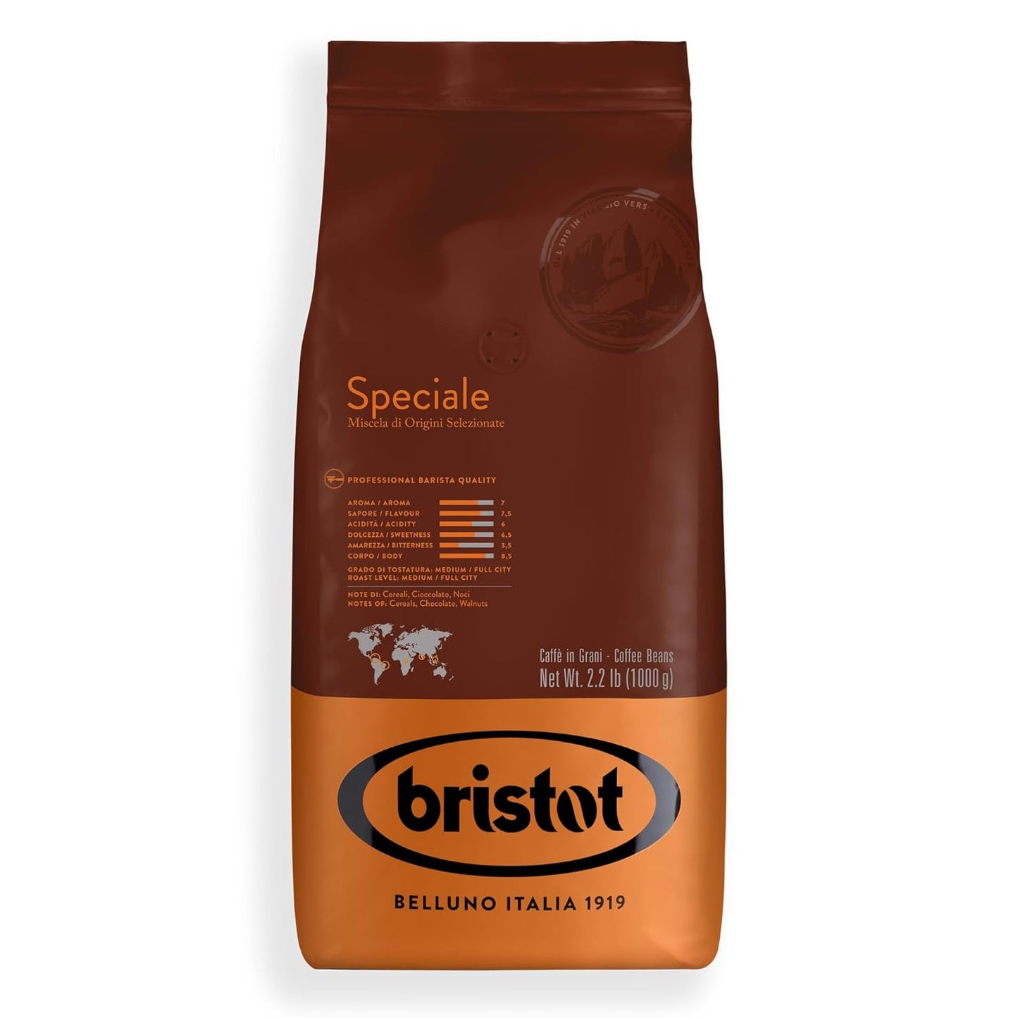 Bristot-Speciale---Granos-de-café-expreso-italiano-–-tostado-medio,-en562