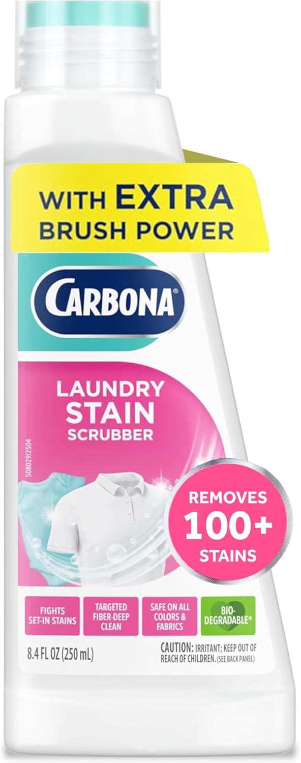 Carbona-Laundry-Stain-Scrubber-&-Remover-(8.4-Fl-Oz),-Extra-Strength-Bio-Enzyme-Formula,-1497