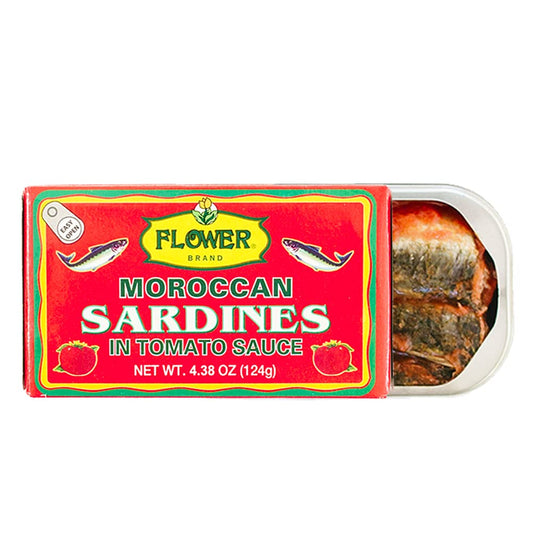 Flower-Brand-Sardines-in-Tomato-Sauce-Morocco-Wild-Sardines-Canned-4.38-oz,-Wild-Caught-509