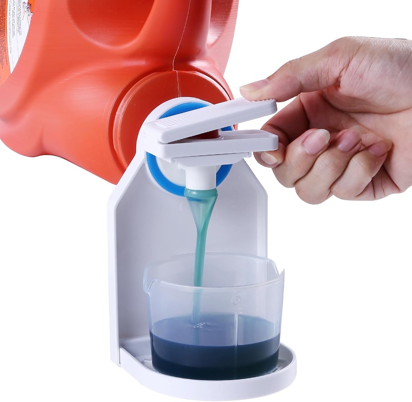 Laundry-Detergent-Dispenser-Cup-Holder-&-Nozzle-Force-Saving-Switch,-Drip-Catcher,-Soap-911