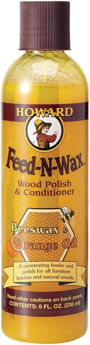 Howard-Products-Feed-N-Wax-Wood-Polish-&-Conditioner,-8-oz,-Orange-----------1899