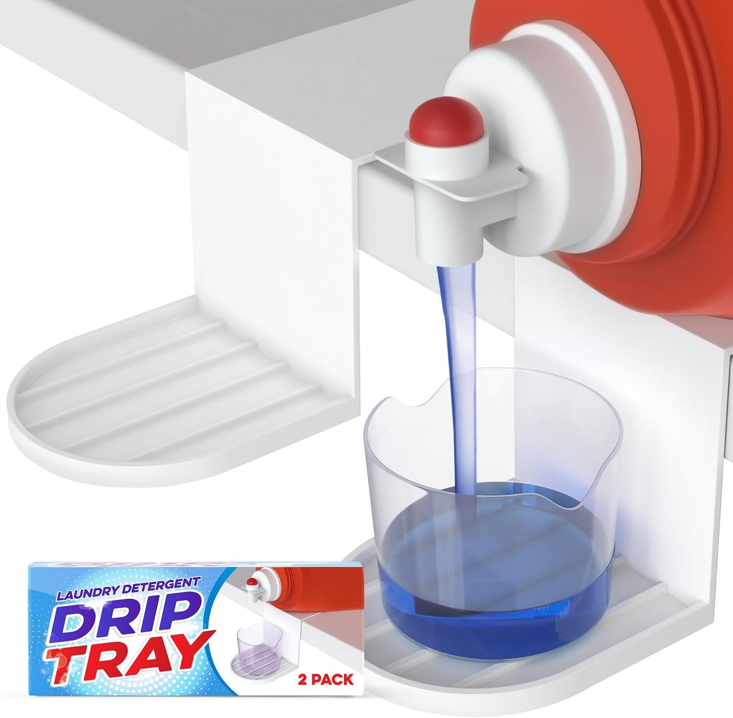 IMPRESA-Laundry-Detergent-Cup-Holder-&-Laundry-Drip-Catcher---2-Pack,-White-555