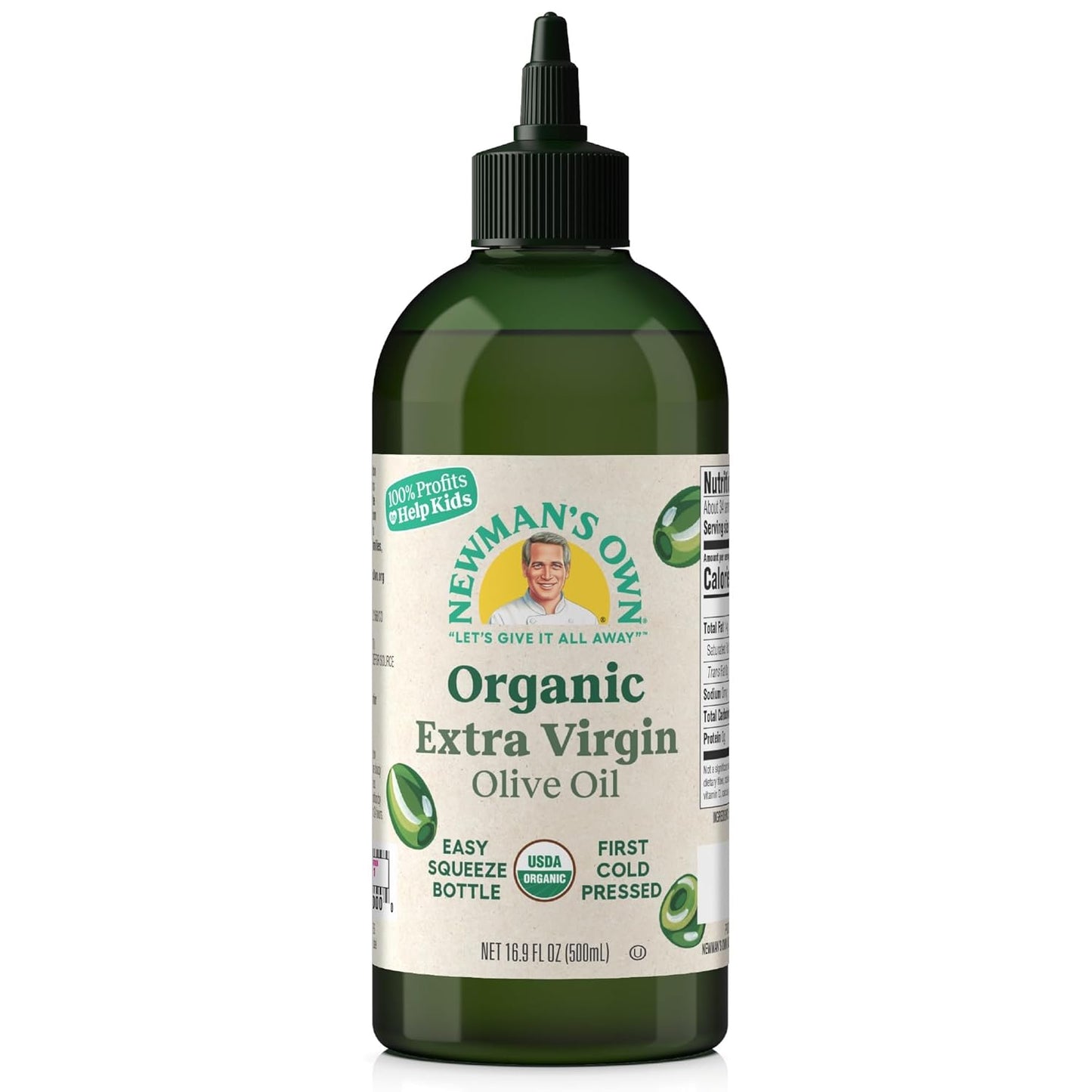 Newman’s-Own-Organic-Extra-Virgin-Olive-Oil,-First-Cold-Pressed-EVOO,-Easy-Bottle,-for-671