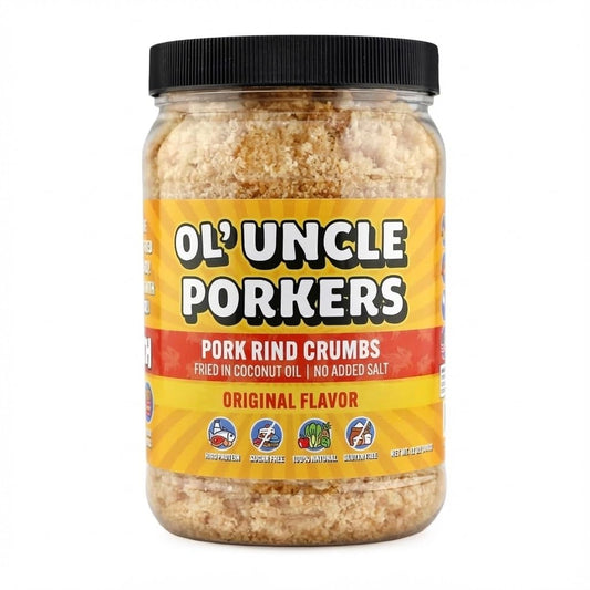 Ol'-Uncle-Porkers-Original-Pork-Rind-Crumbs,-Keto-Breadcrumbs,-Zero-Net-Carbs,-Protein,-Gluten-Free,-1125