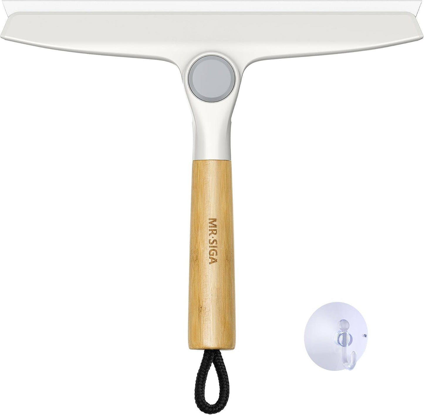 MR.SIGA-All-Purpose-Silicone-Squeegee-for-Shower-Door,-Mirror,-Glass,-Streak-Free-Shower-Squeegee,-Pivoting-299