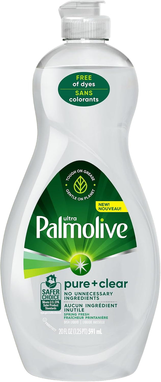 Palmolive-Ultra-Dishwashing-Liquid,-Pure-+-Clear-Original-591-ml-----10