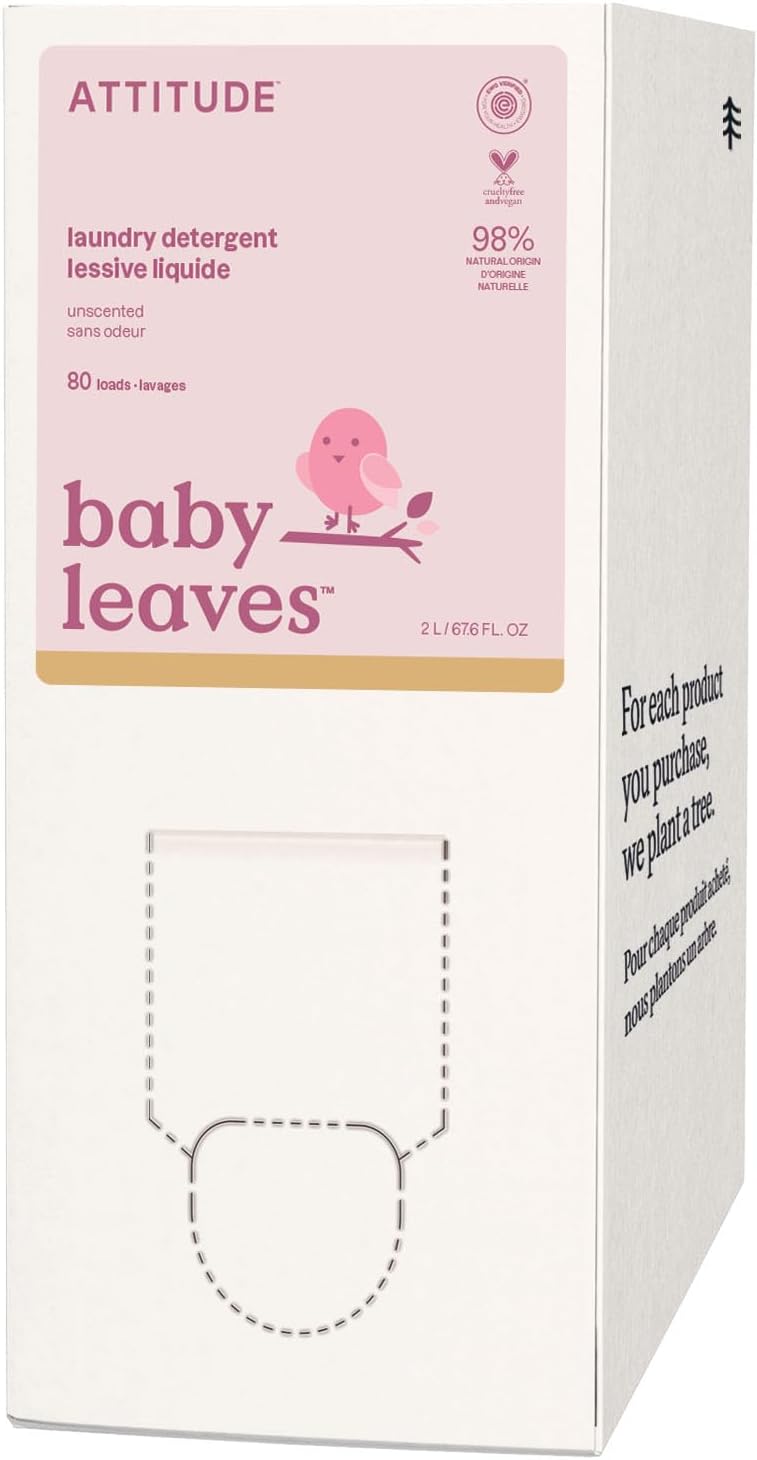 ATTITUDE-Baby-Laundry-Detergent-Liquid,-EWG-Verified,-Safe-for-Baby-Clothes,-Infant,-26