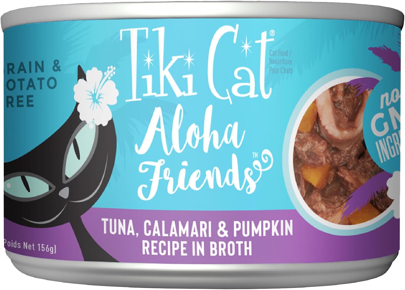 Tiki-Cat-Aloha-Friends-wet-cat-Food,-Tuna,-Calamari-&-Pumpkin,-5.5-oz.-587