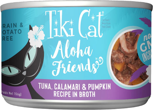 Tiki-Cat-Aloha-Friends-wet-cat-Food,-Tuna,-Calamari-&-Pumpkin,-5.5-oz.-587