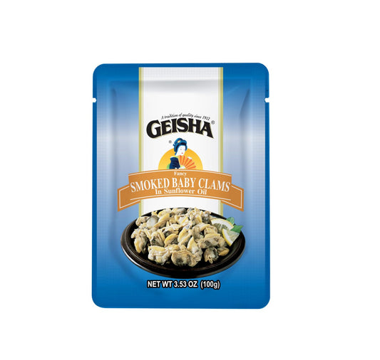 GEISHA-Smoked-Baby-Clams-in-Sunflower-Oil-3.53oz-(Pack-of-24),-Baby-Clams|-417